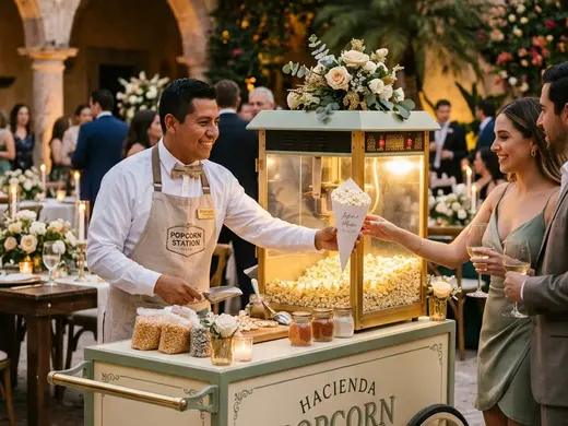 Renta de carrito de palomitas vintage