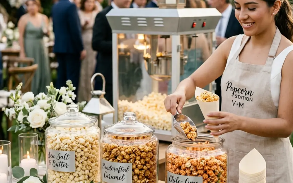Palomitas gourmet para eventos